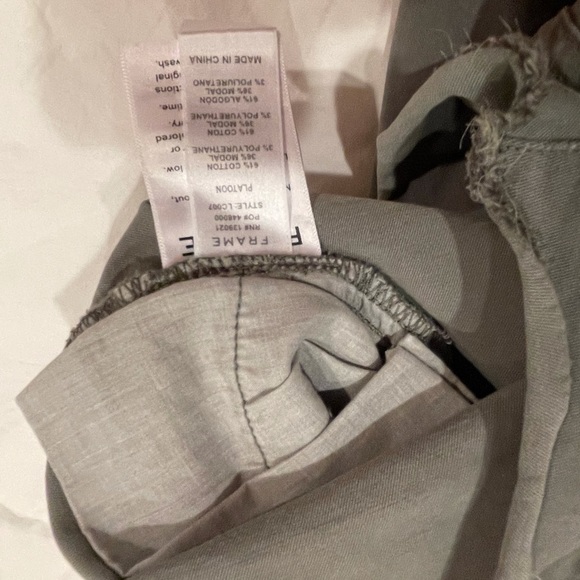 Frame olive green shorts - Picture 10 of 11